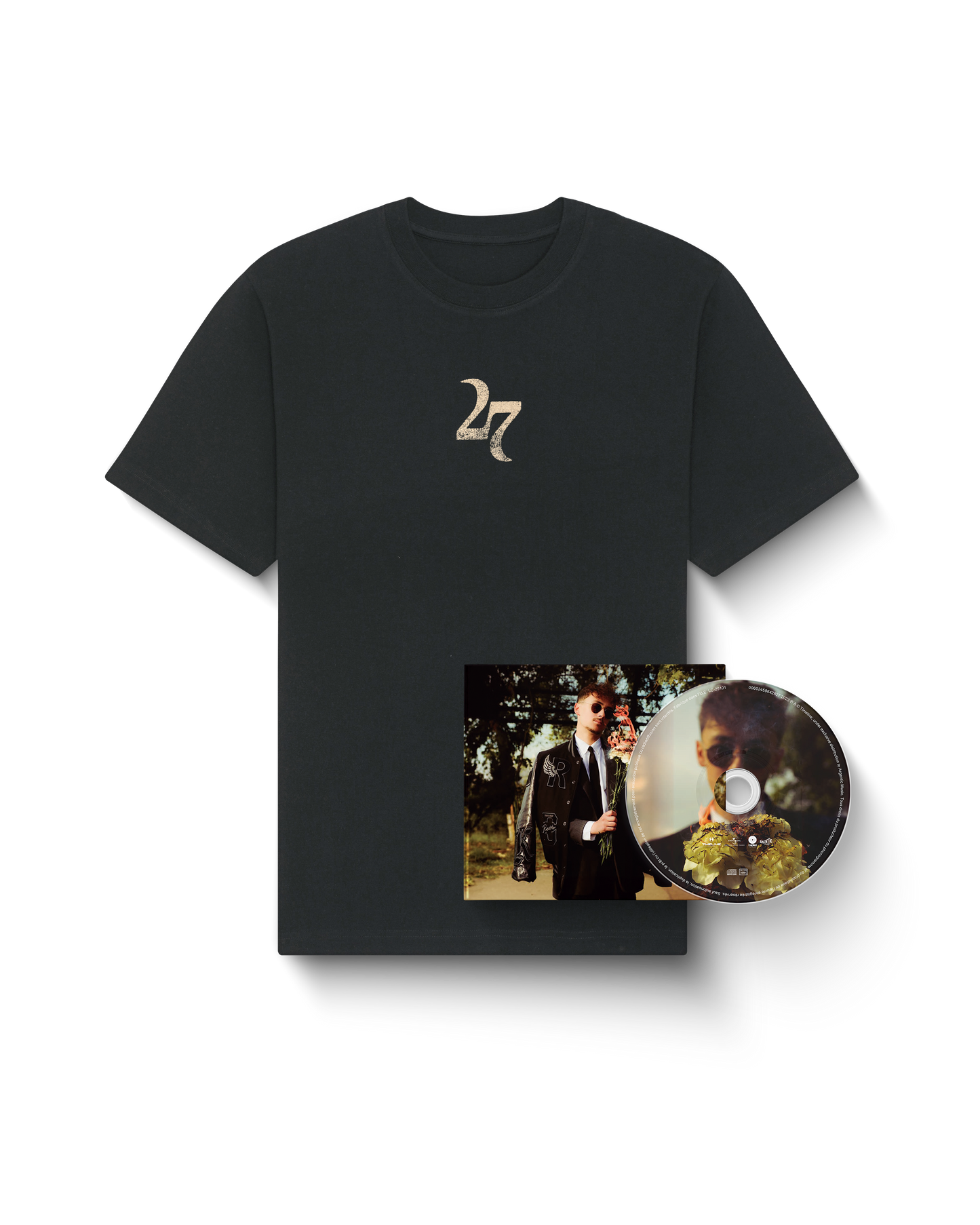 Pack CD + T-shirt noir